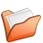 folder orange mydocuments icon