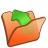 folder orange parent icon