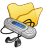 folder yellow mymusic icon