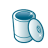 trashcan empty icon