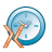 x clock icon